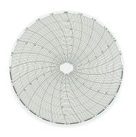 3ELU6 Chart, 8 In, 0 to 30, 24 Hour, Pk 60