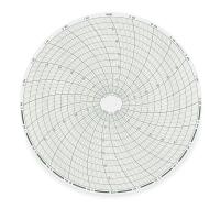 3ELU8 Chart, 8 In, 0 to 60, 24 Hour, Pk 60