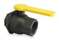 3ELW1 Polypropylene Ball Valve, FNPT, 2 In