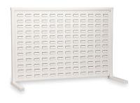 3EMH6 Louvered Bench Rack, W 12 In, H 25 3/8 In