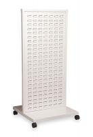 3EMJ8 Mobile Louvered Floor Rack, W 23, H 52