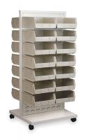 3EMK3 Mobile Louvered Floor Rack, w/30 1UGN5
