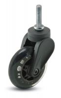 3ENP1 Swivel Stem Caster, 3 In, 120 lb, Polyurthn