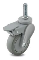 3ENR7 Swivel Stem Caster w/Brake, 3 In, 120 lb