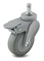 3ENT2 Swivel Stem Caster w/Brake, 4 In, 125 lb