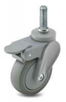 3ENU1 Swivel Stem Caster w/Brake, 4 In, 125 lb