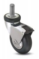 3ENV6 Swivel Stem Caster w/Brake, 3 In, 110 lb