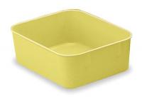 3EVC8 Fiberglass Nest Container, D 6 1/4, Yellow