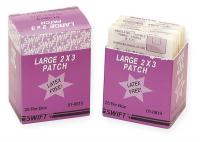 3EVZ9 Patch Bandage, Woven, 2 x 3 In, Pk 25