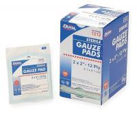 3EWE2 Gauze Pads, Sterile, 2 x 2 In, Pk 100