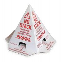 3EXF8 No Stack Cone, Red/White, 8 In. L, PK100