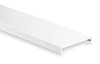3EYE6 Wire Duct Cover, Flush, White, 2.25Wx0.35D