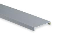 3EYE5 Wire Duct Cover, Flush, Gray, 2.25W x 0.35D