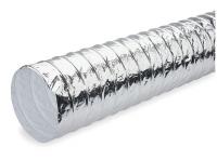 5E293 Noninsulated Flexible Duct, 25 ft. L