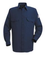 3FAU3 FR Long Sleeve Shirt, Navy, S, Button