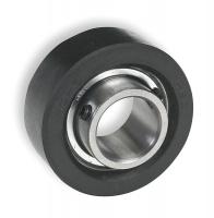 3FDF3 Mounted Ball Bearing, Rubber, 5/8 In Bore