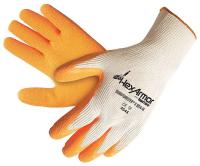 3FTU6 Cut Resistant Gloves, White/Orange, XL, PR
