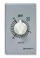 3FXA5 Timer, Spring Wound, 15 Min, DPST, Silver
