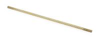 3FXF4 Float Rod, 1/4-20, 12 In L, Brass