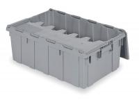 3FY72 Container, Attached Lid, 16.83 gal., Gray