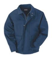 3FYC1 Long Flame-Resistant Jacket, Ins, Nvy, 2XL