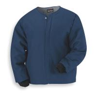 3FYF9 Flame-Resist Jacket Liner, Navy, M, HRC 4