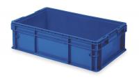 3FZA4 Straight Wall Container, H 7 1/2, D24, Blue