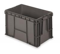 3FZA7 Straight Wall Container, H14 1/2, D24, Gray