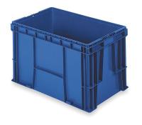 3FZA8 Straight Wall Container, H14 1/2, D24, Blue