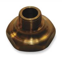 3FZU6 Cartridge Cap Nut, Rough Brass Finish