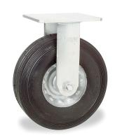 3G118 Rigid Semi-Pneumatic Caster, 2-1/2&quot; W, 8&quot;D