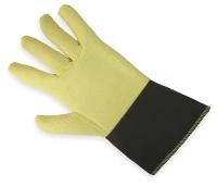 3GAH5 Heat Resist. Gloves, Yellow, XL, PR