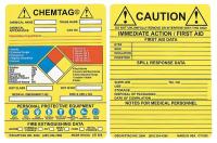 3GAL4 Chemtag(R) Insr, 5-3/4 x 7-5/8 In, PK100