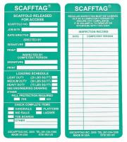 3GAL9 Scafftag(r) Inspection Insr, Vinyl, PK100