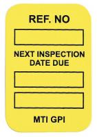 3GAP2 Microtag(r) Inspection Insr, Bk/Yel, PK100