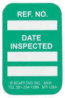 3GAP4 Microtag(r) Inspected Insr, Wht/Grn, PK100