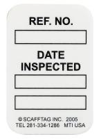 3GAP8 Microtag(r) Inspected Insr, Bk/Wht, PK100