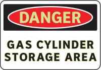 3GAT5 Danger Sign, 7 x 10In, R and BK/WHT, ENG