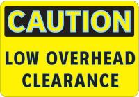 3GAW3 Caution Sign, 7 x 10In, BK/YEL, ENG, Text