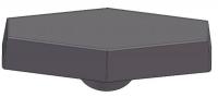 3GEM3 T Knob, 1 1/8 In, 1/2-13, 3 1/2 In, Blind