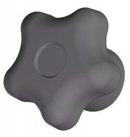 3GEP9 Star Knob, 1 3/4 In, Blind, 5/16-18