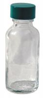 3GFC1 Glass Bottle, Narrow Mouth, 4 Oz, With Cap