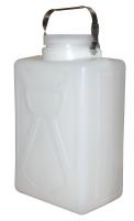 3GFG5 Plastic Carboy, 2 Gal, w/SS Handle &amp; Cap