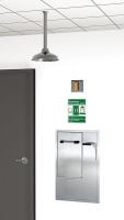3GUL6 Drench Shower With Face/Eyewash, Silver