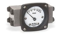 3GVF7 Differential Pressure Gauge, 0 to 30 PSID