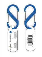 3GWA6 Carabiner Clip, 2 In., Plastic, Blue