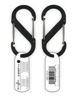 3GWC1 Carabiner Clip, 3-1/2 In., Plastic, Black