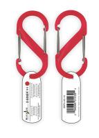 3GWC2 Carabiner Clip, 3-1/2 In., Plastic, Red