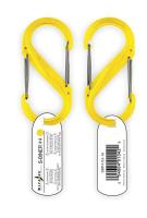 3GWC5 Carabiner Clip, 3-1/2 In., Plastic, Yellow