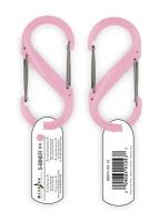 3GWC6 Carabiner Clip, 3-1/2 In., Plastic, Pink